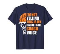 Divertido Baloncesto No Gritando Este Es Mi Entrenador De Baloncesto Papá Camiseta