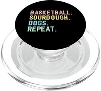 Divertido Baloncesto Perros Masa Madre Pan Hornear PopSockets PopGrip para MagSafe