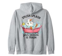 Divertido baño de Ganso Splish Splash Cuida tu Negocio Lindo Sudadera con Capucha