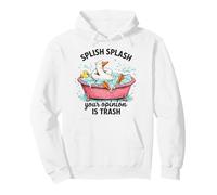 Divertido baño de Ganso Splish Splash Cuida tu Negocio Lindo Sudadera con Capucha