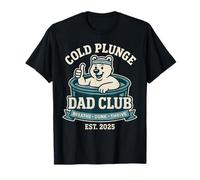 Divertido baño de hielo Cold Plunge Dad Club Breathe Dunk Thrive Camiseta