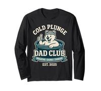 Divertido baño de hielo Cold Plunge Dad Club Breathe Dunk Thrive Manga Larga