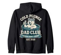 Divertido baño de hielo Cold Plunge Dad Club Breathe Dunk Thrive Sudadera con Capucha