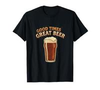 Divertido Bar de Cerveza para Beber Cerveza Vintage Fiesta Humor Regalo Buenos Momentos Camiseta