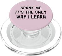 Divertido BDSM Spank Me Only Way Voy a Aprender Kinky Sumisa PopSockets PopGrip para MagSafe