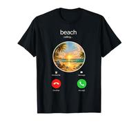 Divertido Beach Calling Meme Summer Vibes Humor Camiseta