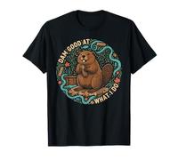 Divertido Beaver Lover Juego de Palabras Humor Arte para la motivación Camiseta