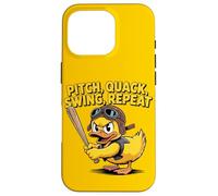 Divertido béisbol pato pito quack swing repetición Carcasa para iPhone 16 Pro