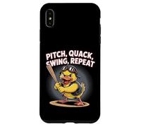 Divertido béisbol pato pito quack swing repetición Carcasa para iPhone XS Max