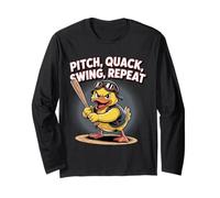 Divertido béisbol pato pito quack swing repetición Manga Larga