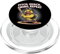 Divertido béisbol pato pito quack swing repetición PopSockets PopGrip para MagSafe
