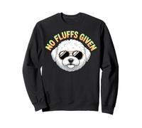 Divertido Bichon Frise Sin Pelusas Dadas Sudadera