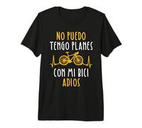 Divertido Bicicleta Tengo Planes con Mi Bici Ciclista Camiseta Premium