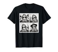 Divertido Bigfoot In A Photo Booth Cryptid Enthusiast Gift Camiseta