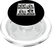 Divertido Bigfoot In A Photo Booth Cryptid Enthusiast Gift PopSockets PopGrip para MagSafe