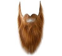 Divertido bigote falso, bigote falso con paño largo de lana para fiestas de disfraces de Halloween, muy adecuado para disfraces de fiesta de Halloween y departamento de soltero