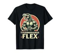 Divertido Bodybuilder Tyrannosaurus Flex Gym T-Rex Dinosaur Camiseta