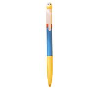Divertido bolígrafo de gel de pato giratorio para abrir y cerrar, punta de 0,5 mm, secado rápido para escribir notas, tomar notas, diario, suministros de oficina, divertido instrumento de escritura