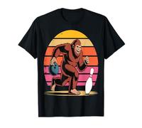 Divertido Bolos de pie Grande Retro Sasquatch Vintage Camiseta