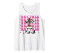 Divertido Bonsai Japonés Zen Chica Mamá Coqueta Pequeño Árbol Amigo Camiseta sin Mangas