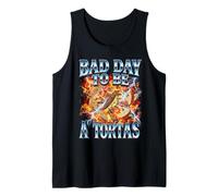 Divertido Bootleg Bad Day To Be Tortas Camiseta sin Mangas