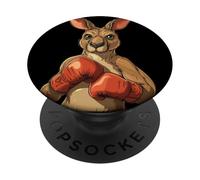 Divertido bóxer canguro para un aspecto impactante PopSockets PopGrip Adhesivo