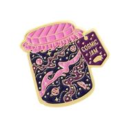 Divertido broche de pin esmaltado con tema cósmico con imperdible, bisutería para ropa, decoración, Pines de solapa, talla única, como se describe