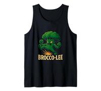 Divertido brócoli Pun Brocco-Lee Kung Fu Karate Camiseta sin Mangas