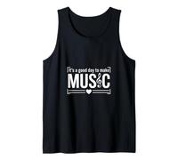Divertido Buen Día para Hacer Música Diciendo Amante Camiseta sin Mangas