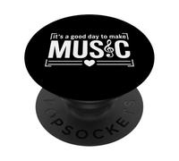Divertido Buen Día para Hacer Música Diciendo Amante PopSockets PopGrip Adhesivo
