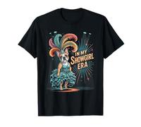 Divertido Bulldog Francés en Show Girl Era Outfit Meme Mujeres Chica Camiseta