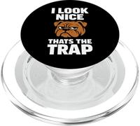 Divertido Bulldog Grumpy Dog Antisocial No Hable Conmigo PopSockets PopGrip para MagSafe