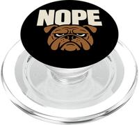 Divertido Bulldog Grumpy Dog Antisocial No Hable Conmigo PopSockets PopGrip para MagSafe