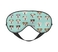 Divertido bulldog inglés para dormir con bloqueo de luz, para viajes, regalo esencial para mujeres y hombres