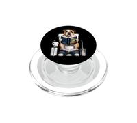 Divertido Bulldog Leyendo Perro Mamá Papá Amante de los PopSockets PopGrip para MagSafe