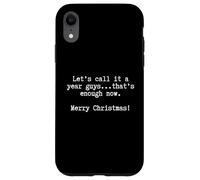 Divertido Burnout de Trabajo Divertido Let's Call It a Year Carcasa para iPhone XR