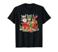 Divertido Burro de Navidad, Papá Noel, Reno, Elfo, para Mujer, Hombre y niño Camiseta