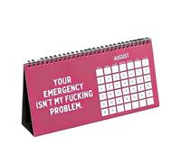 Divertido calendario 2026 para adultos que incluye refranes ingeniosos y pensamientos silenciosos para la programación de escritorio y decoración del hogar, regalo para colegas