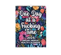 Divertido calendario 2026 para mujeres cansadas, calendario de pared de salud mental 2026, calendario F*ck It 2026, regalo positivo inspirador para mujeres