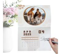 Divertido Calendario De Gato 2026 - Organizador Mensual Para Colgar En La Pared, Extraño Regalo De Broma De Animales Para El Elefante Secreto De Santa Claus | Planificador De Papel Brillante