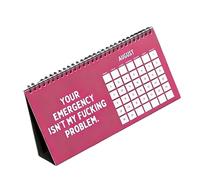 Divertido calendario para adultos 2026 que incluye refranes ingeniosos y pensamientos silenciosos para programación de escritorio y decoración del hogar