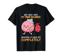 Divertido Caminar Cerebro Dibujos Animados TDA Camiseta