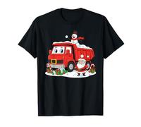 Divertido camión volquete de Papá Noel, muñeco de Nieve, Navidad, niños y niñas Camiseta