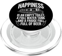 Divertido Canal Boating Narrowboat Barco Continuo Cruiser PopSockets PopGrip para MagSafe