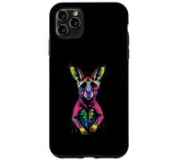 Divertido Canguro con Gafas De Sol Colorido Carcasa para iPhone 11 Pro MAX