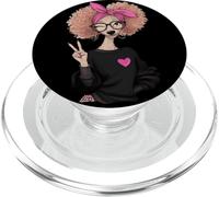 Divertido caniche Amante de los Perros Retro Animal gráfico juguetón Vibrante PopSockets PopGrip para MagSafe