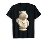 Divertido Capibara Emperador Romano Busto Historia Meme Camiseta