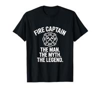 Divertido capitán de Bomberos, el Hombre, el Mito Que Dice la Leyenda Camiseta