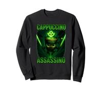 Divertido Cappuccino Assassin Café Ninja Samurái Camiseta Sudadera