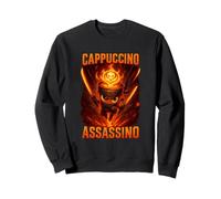 Divertido Cappuccino Assassin Café Ninja Samurái Camiseta Sudadera
